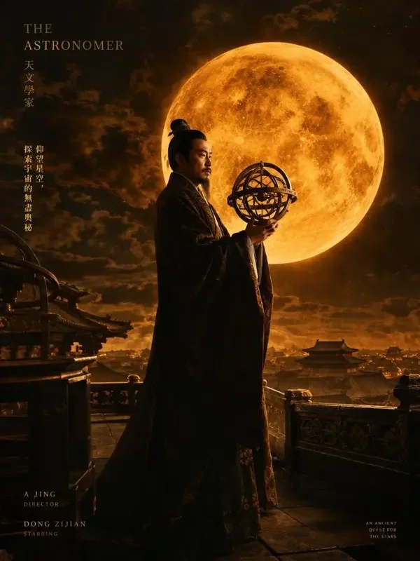 短剧《九曜月》封面，悬疑题材