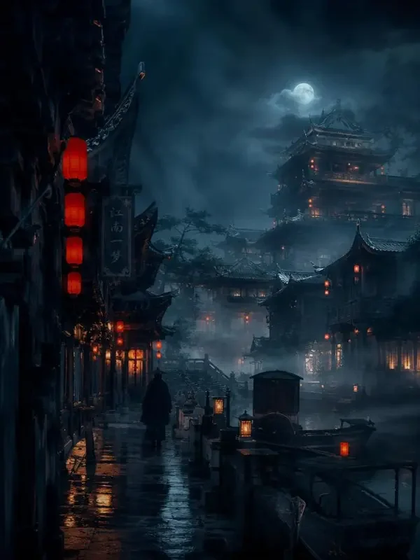 短剧《长安夜市》封面，古装题材