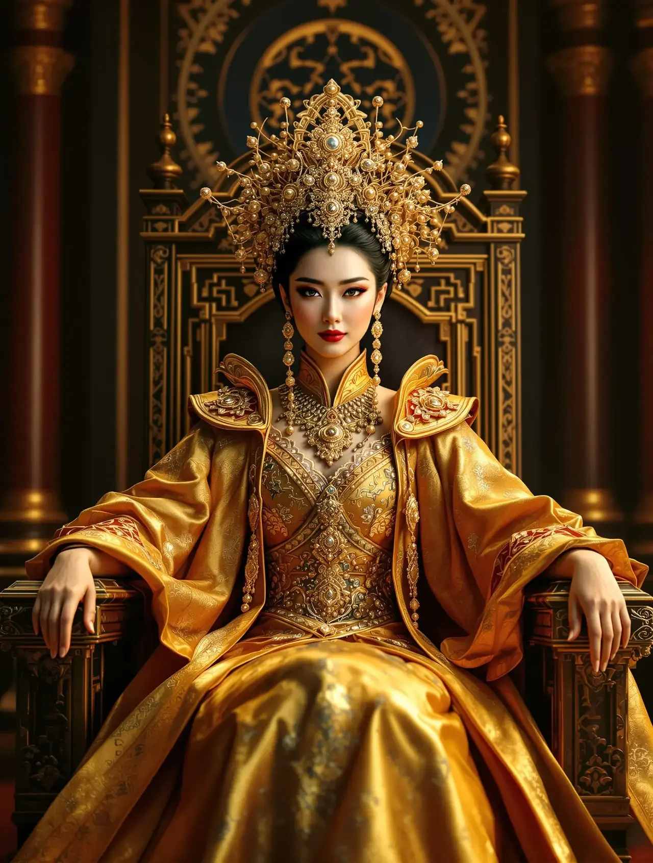 短剧《锦后夜织》封面，逆袭题材